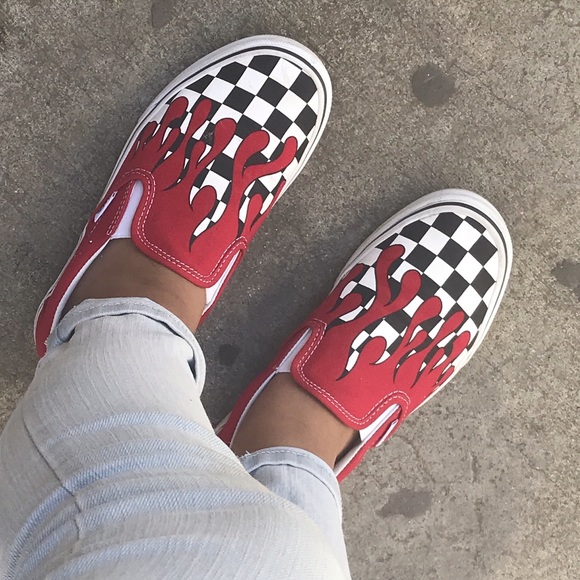 Vans Shoes - Red vans